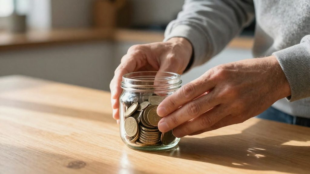 How should families use the 20% for savings and debt?