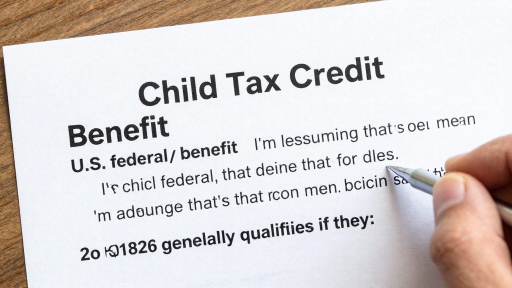 Who qualifies for the child tax credit in 2026?