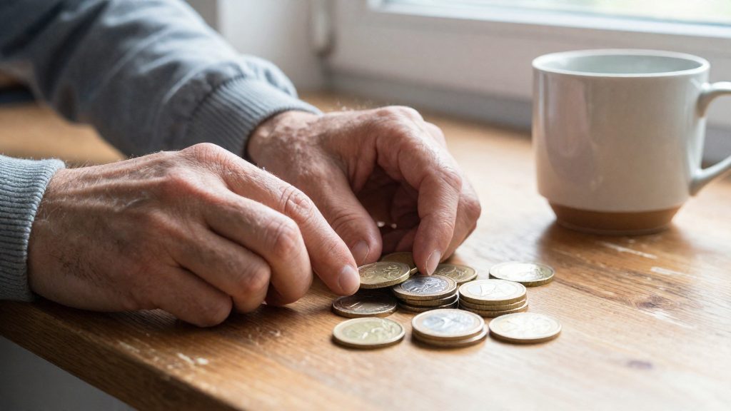 When does the money actually arrive?