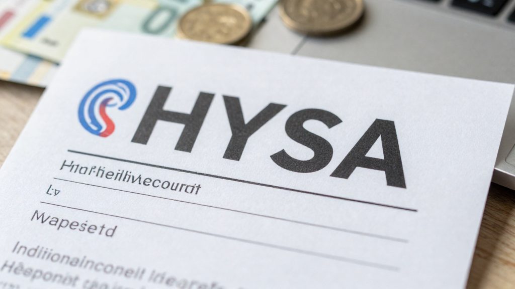 What is a high-yield savings account?