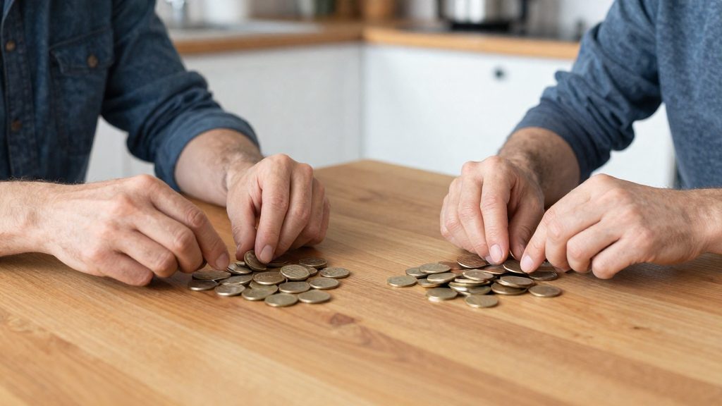 Why couples split bills in different ways