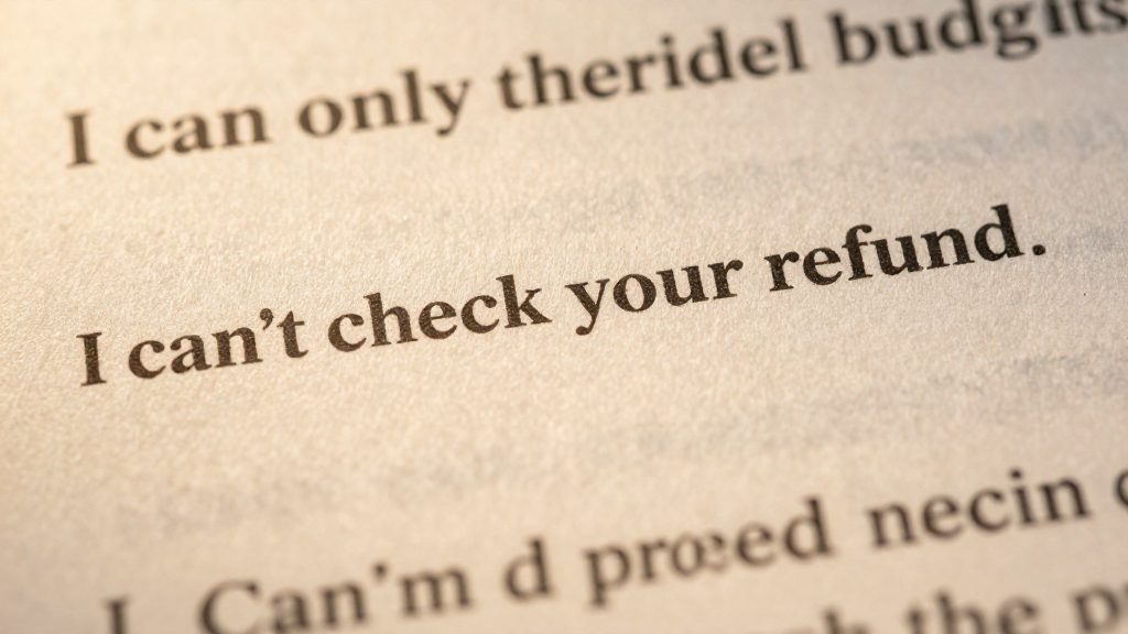 Why is my refund late?