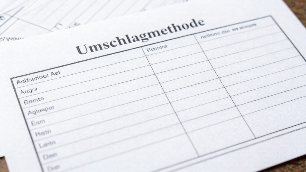 Was ist die Umschlagmethode?